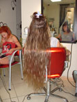 Наращивание волос с использованием био завивки